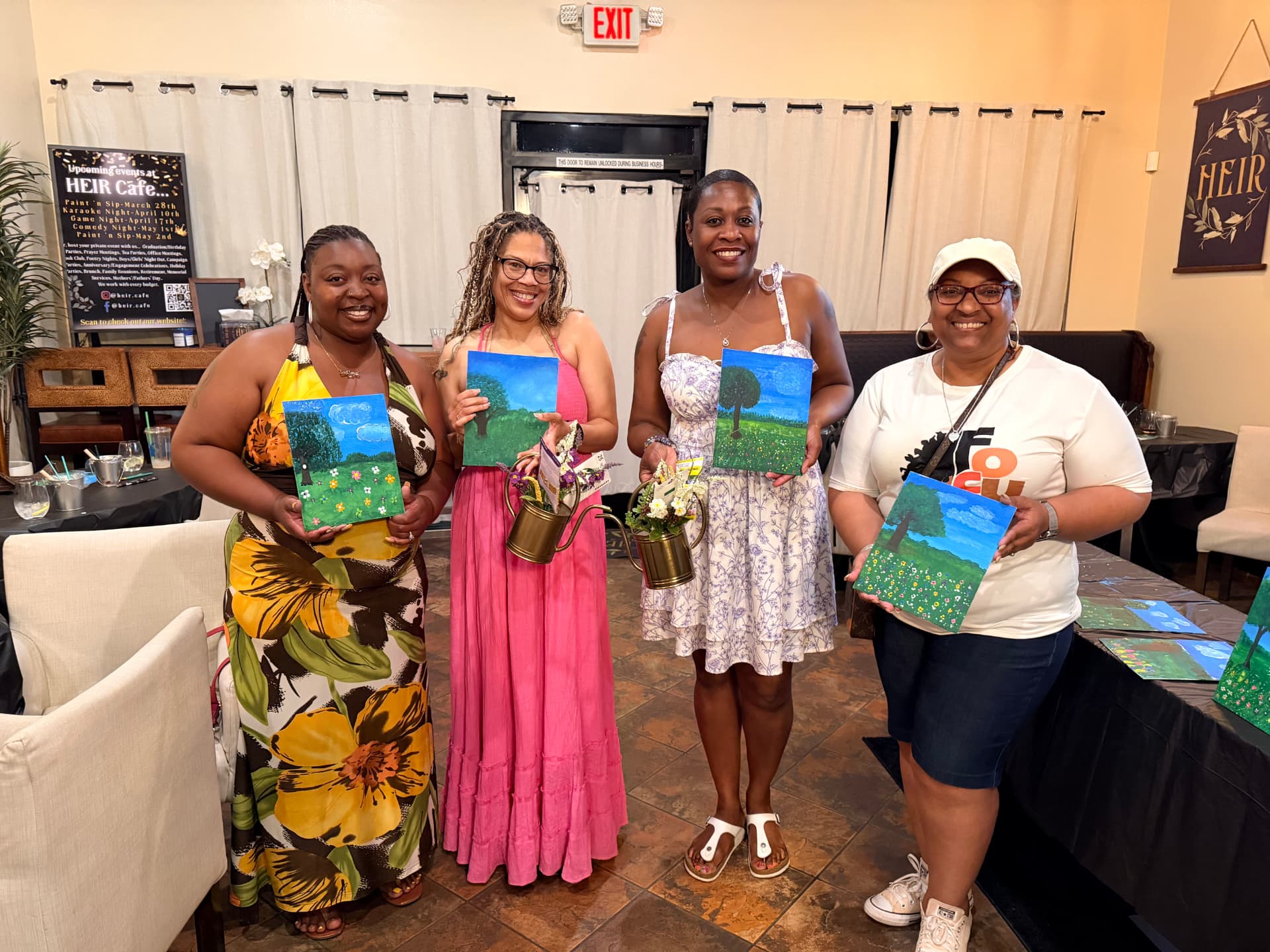 Paint and Sip at HEIR Cafe & Events